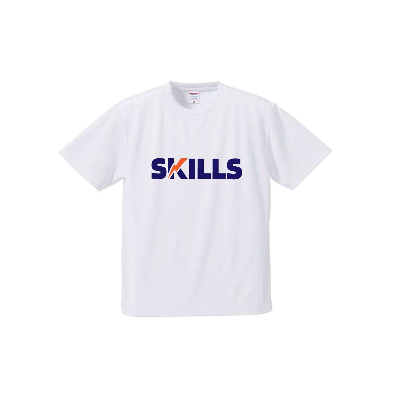 kago-aktr SKILLS Kaminari Logo Sports Tee White