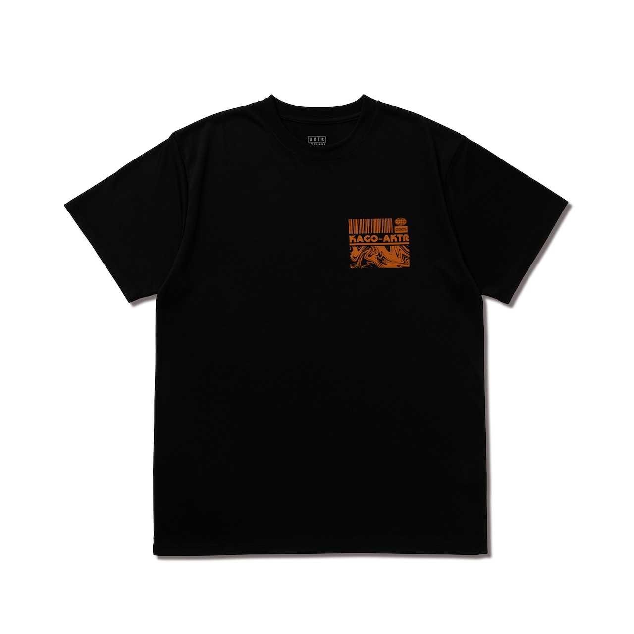 kago-aktr KAGO-AKTR NEO FUTURE TEE BLACK