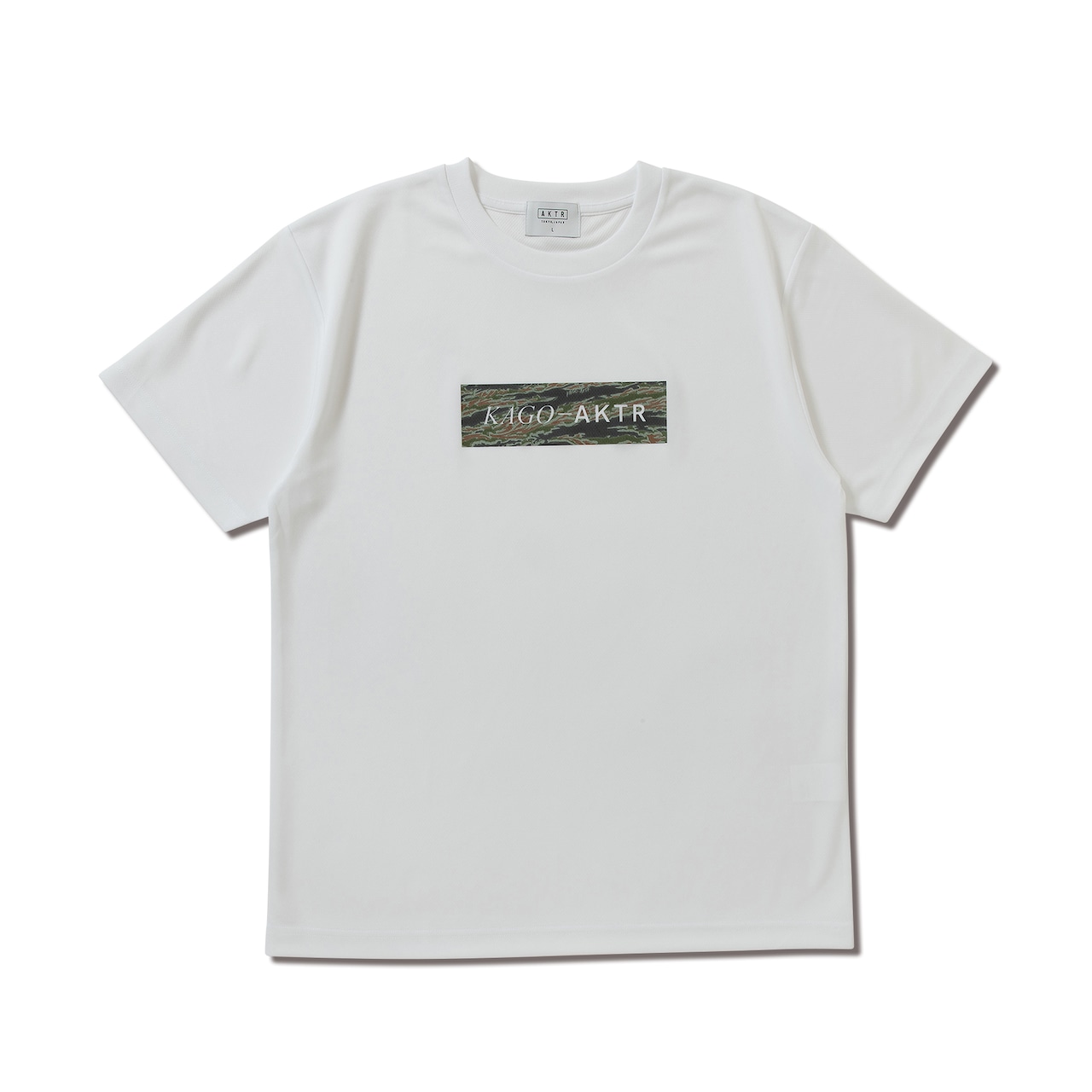 kago-aktr KAGO-AKTR BOX LOGO SPORTS TEE WHITE